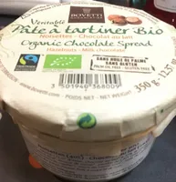 Véritable Pâte à tartiner Bio, Chocolat au lait - Noisettes