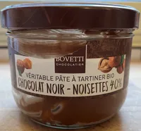 Pâte à tartiner bio - 40% noisettes - Chocolat Noir