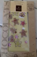 Chocolat blanc décor pain d'épices