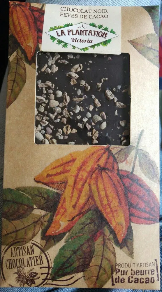 Chocolat noir feves de cacao
