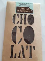 Chocolat au lait aux éclats de caramel salé