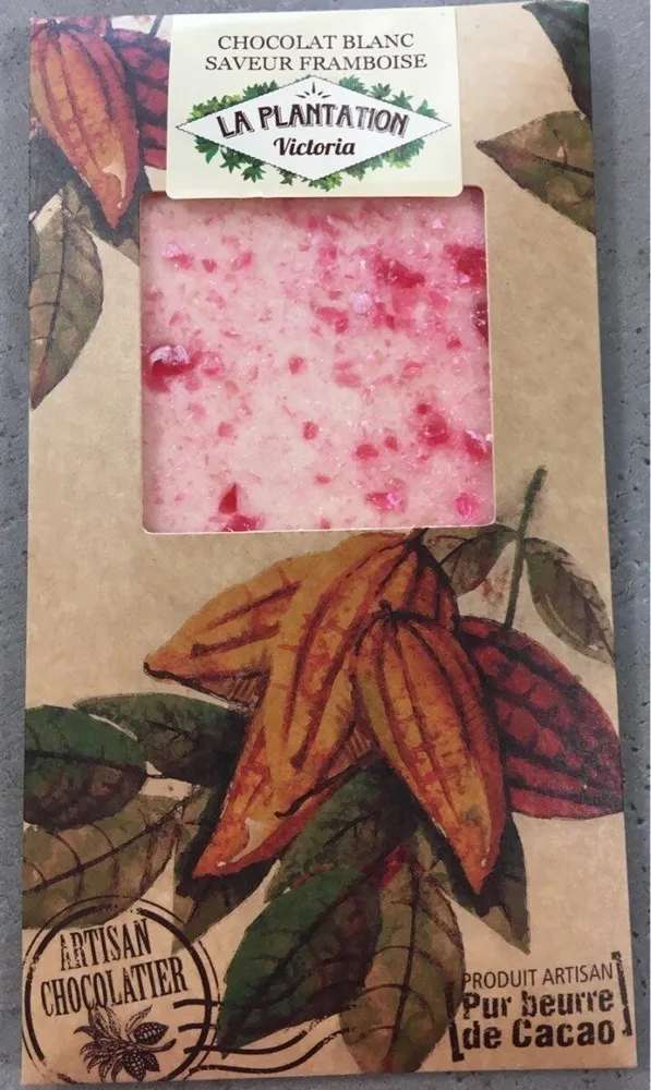 Chocolat blanc saveur framboise