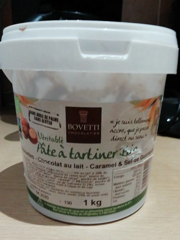 Pâte à tartiner bio