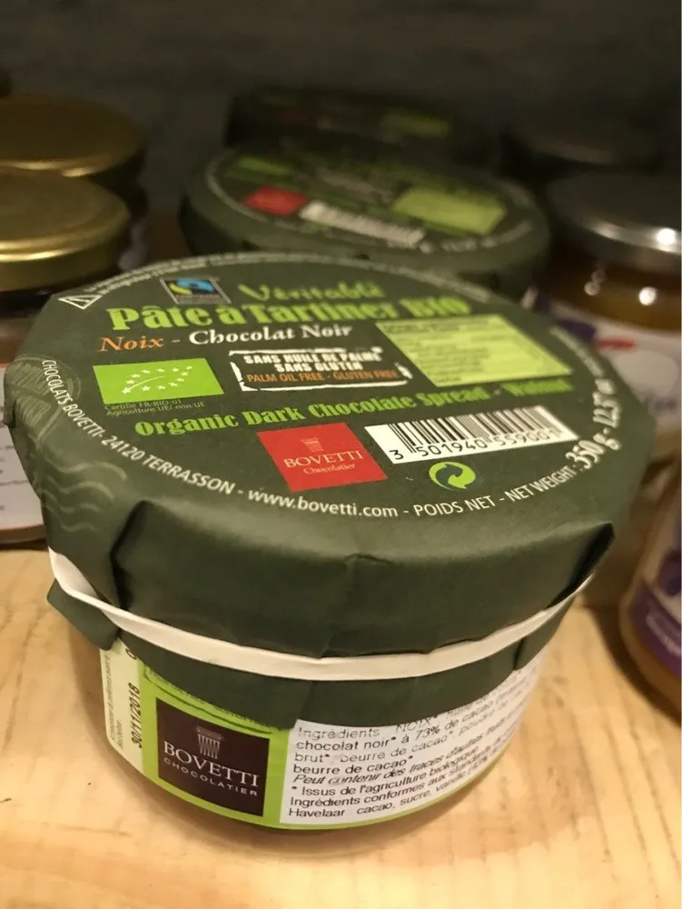 Pate a Tartiner Noix Et Chocolat Noir