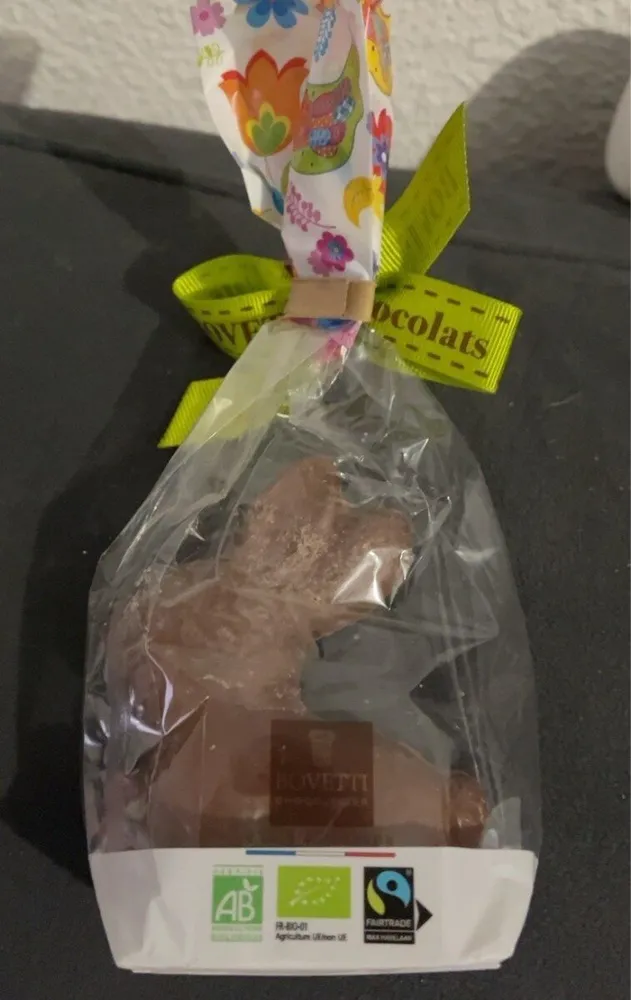 Petit lapin chocolat au lait bio