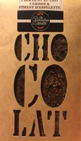 Chocolat au lait cerises et piment d'espelette