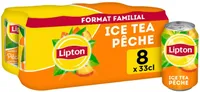 Lipton Ice Tea saveur pêche format familial 8 x 33 cl