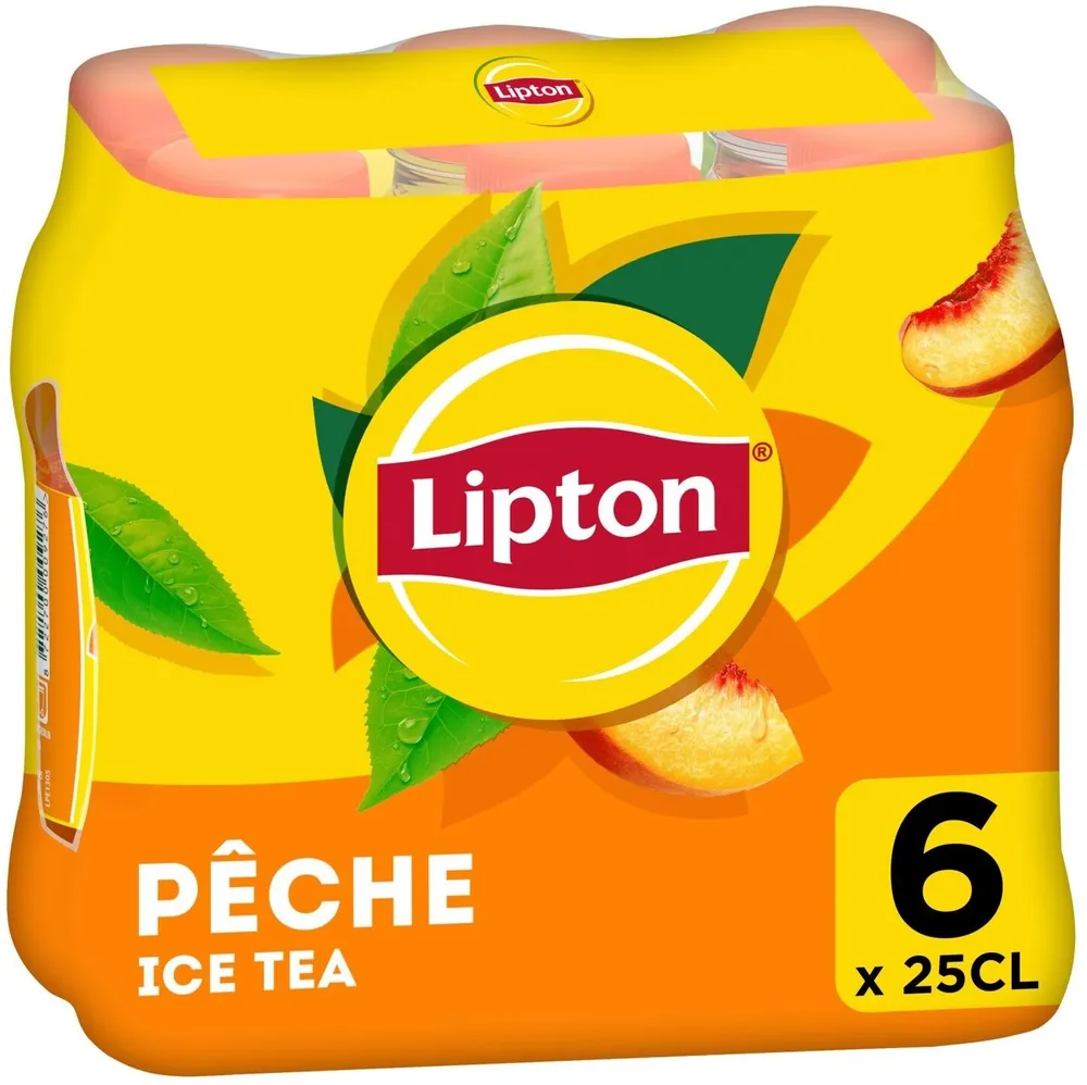 Lipton Ice Tea saveur pêche 6 x 25 cl