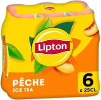 Lipton Ice Tea saveur pêche 6 x 25 cl