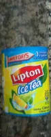 Ice tea saveur citron, citron vert