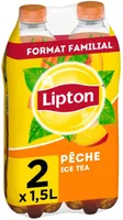 Lipton Ice Tea saveur pêche format familial 2 x 1,5 L