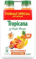 Tropicana essentiels multivitamines format special lot de 4x1l