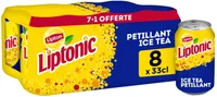 Lipton Liptonic l'original pétillant 7 x 33 cl + 1 offerte