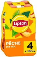 Lipton Ice Tea saveur pêche 4 x 50 cl
