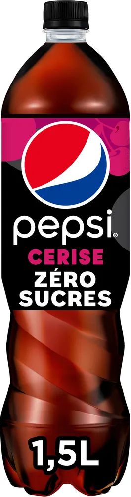 Pepsi Zéro sucres saveur cerise 1,5 L