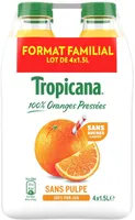 Pure premium orange sans pulpe