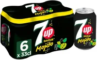 7UP saveur mojito 6 x 33 cl