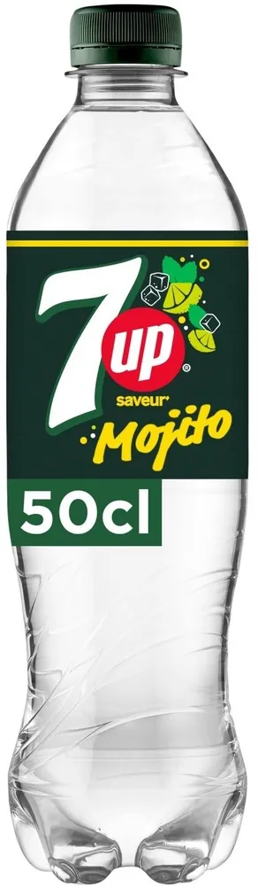 7UP saveur mojito citron vert & menthe 50 cl