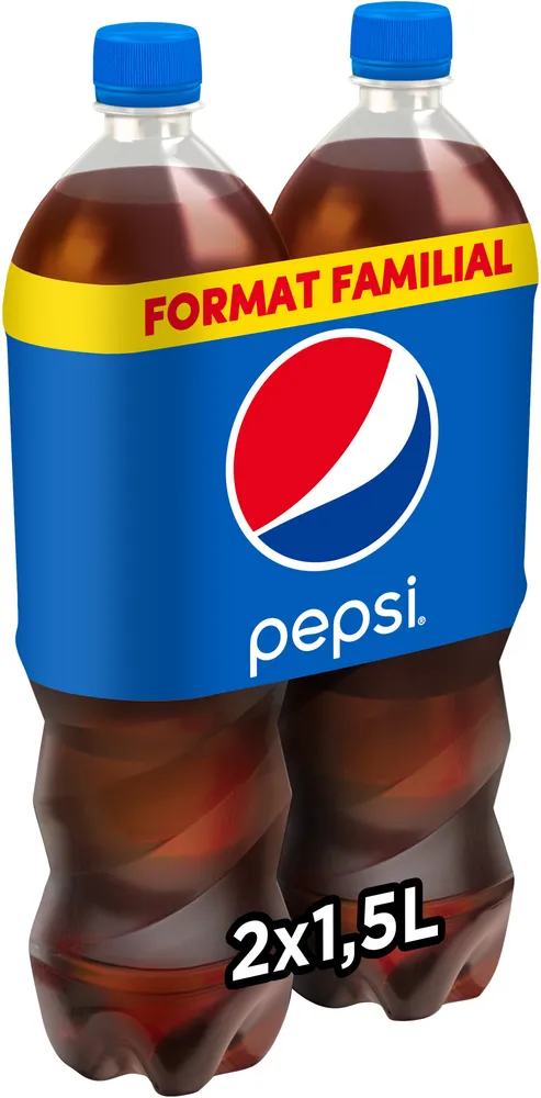 Pepsi format familial lot de 2 x 1,5 L