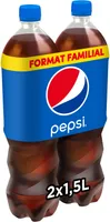 Pepsi format familial lot de 2 x 1,5 L