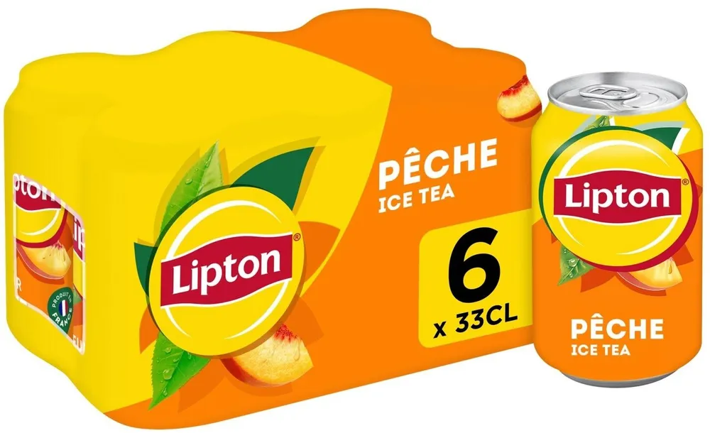 Lipton Ice Tea saveur pêche 6 x 33 cl