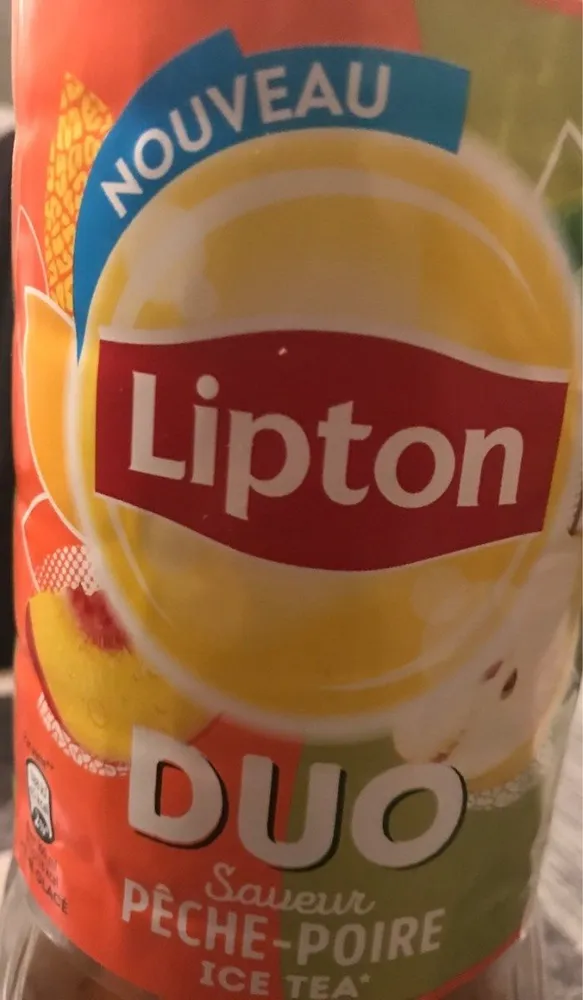 Lipton Ice Tea duo saveur pêche poire 1,5 L