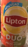 Lipton Ice Tea duo saveur pêche poire 1,5 L