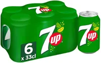 7UP aux Extraits de citron & citron vert 6 x 33 cl