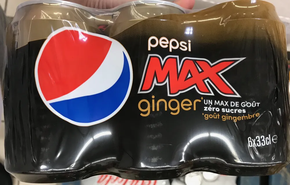 Pepsi Max ginger