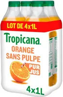 Pur Jus de 100% oranges pressées sans pulpe