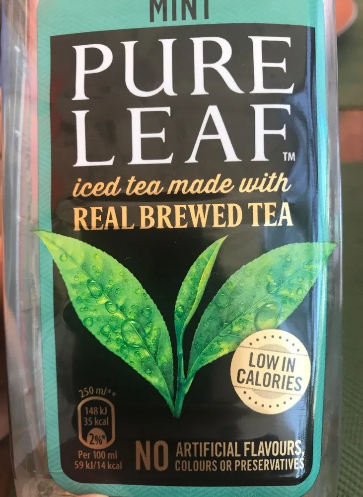 Thé glacé menthe
