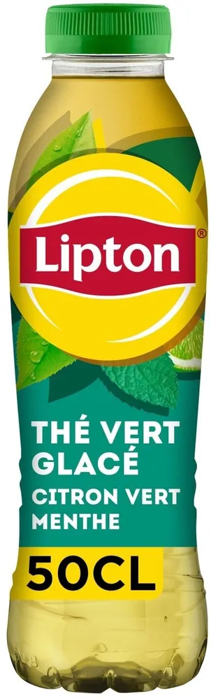 Lipton Thé vert glacé saveur citron vert menthe