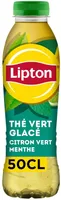 Lipton Thé vert glacé saveur citron vert menthe