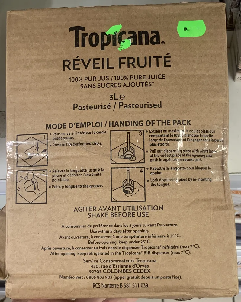 Réveil fruité