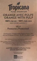 Orange avec pulpe 10L