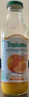 Tropicana 100% oranges pressées