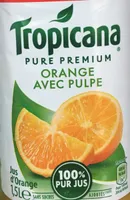 Jus d'orange avec pulpe
