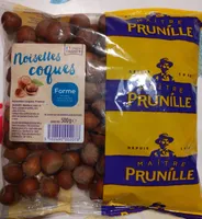 Noisettes coques