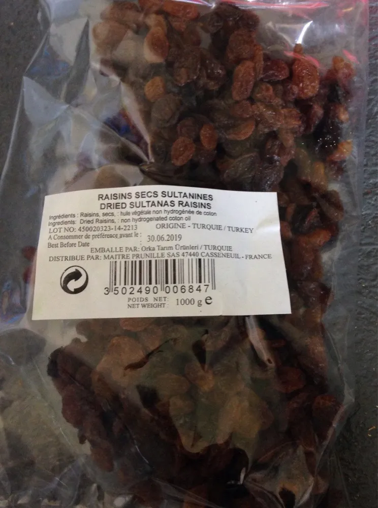 Raisin Sec Sultanines