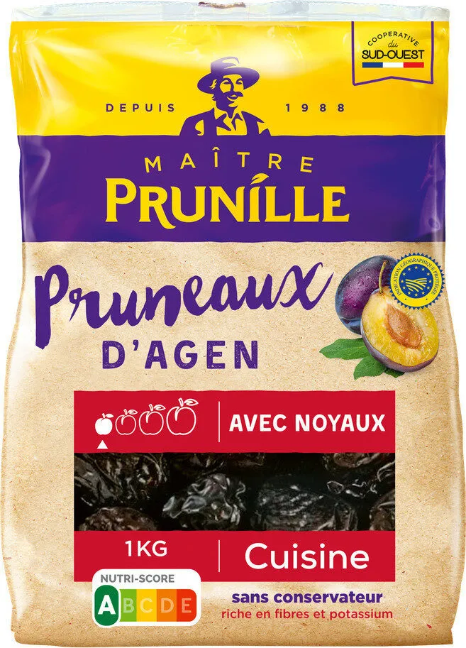 Pruneaux d'agen avec noyaux