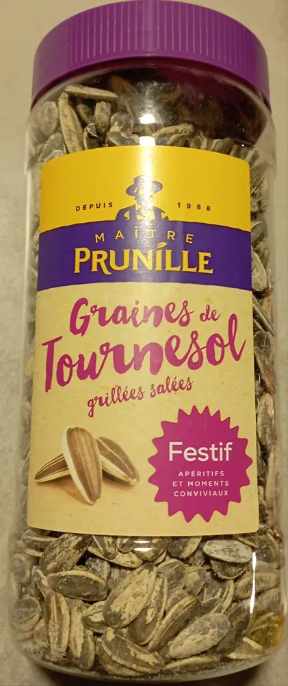 Graines de tournesol grillées salées