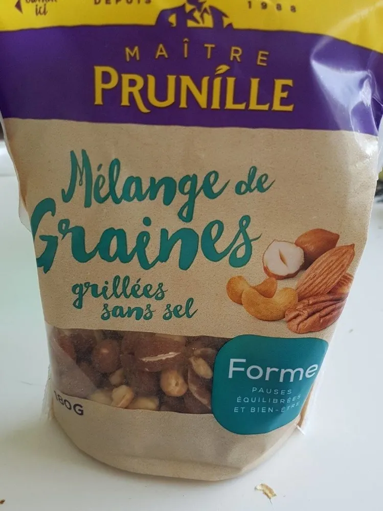 Melange de graines grillees sans sel