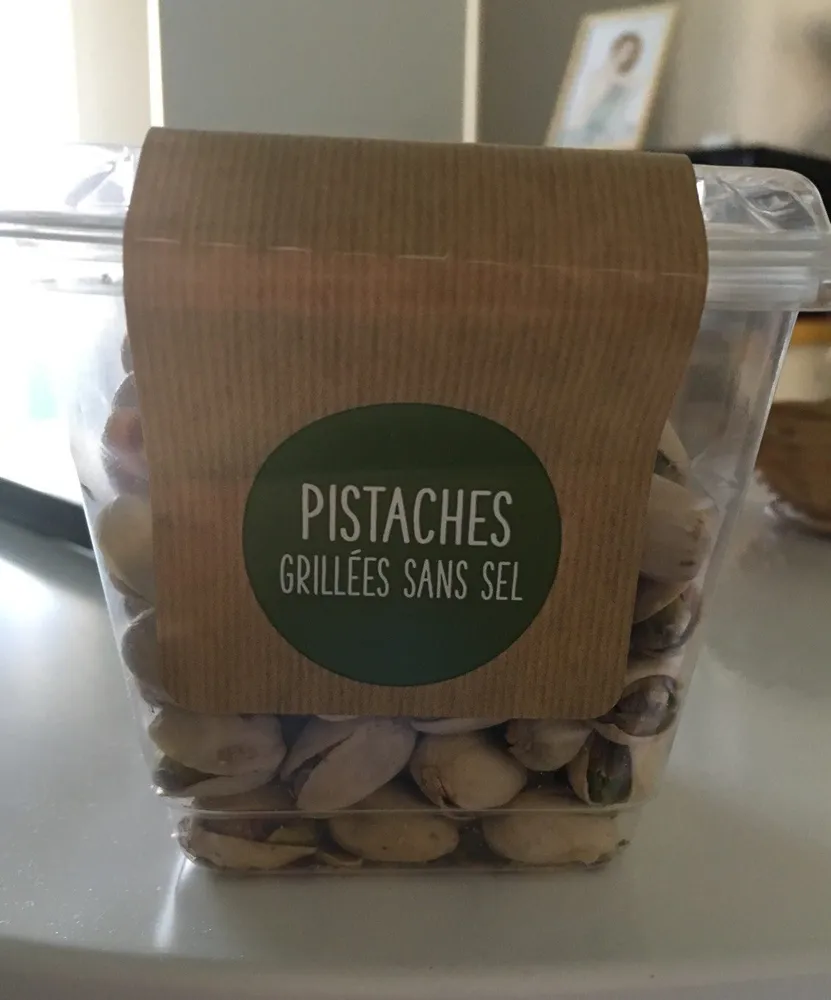 Pistaches grillées sans sel