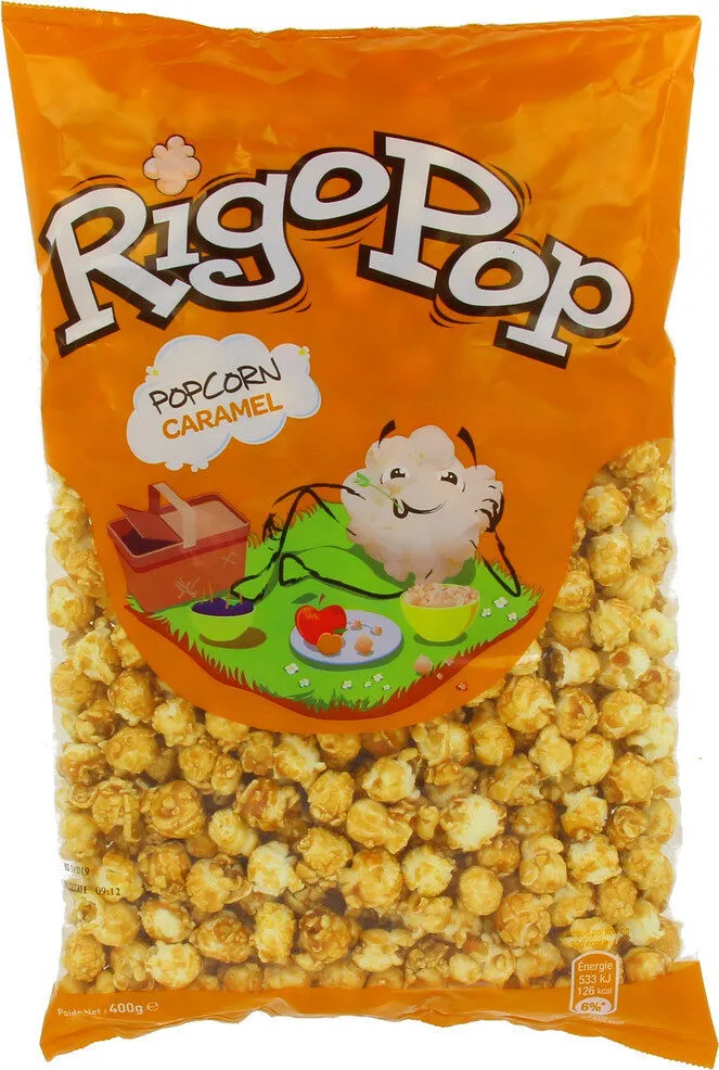 Pop corn mushroom caramel
