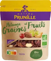 Mélanges graines et fruits bio