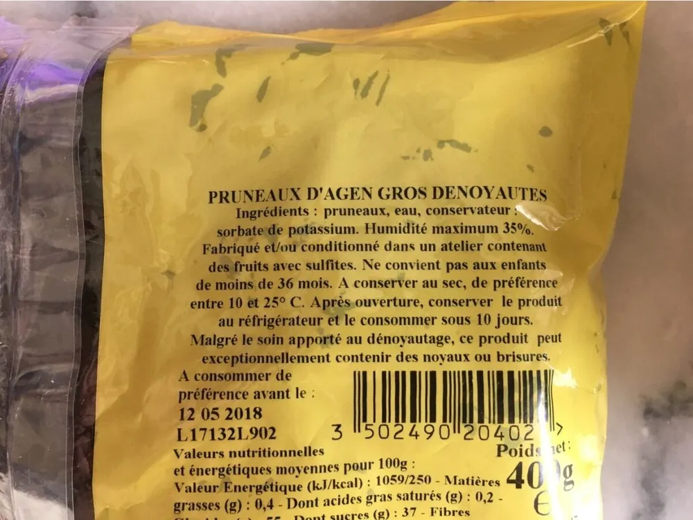 Pruneau d'agen