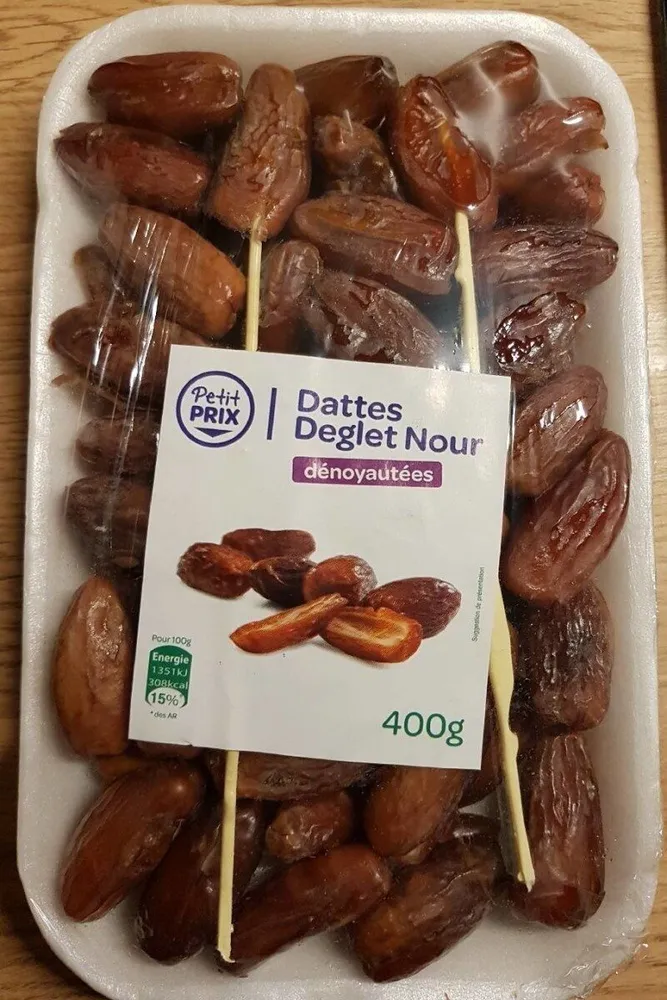 Dattes Deglet Nour dénoyautées