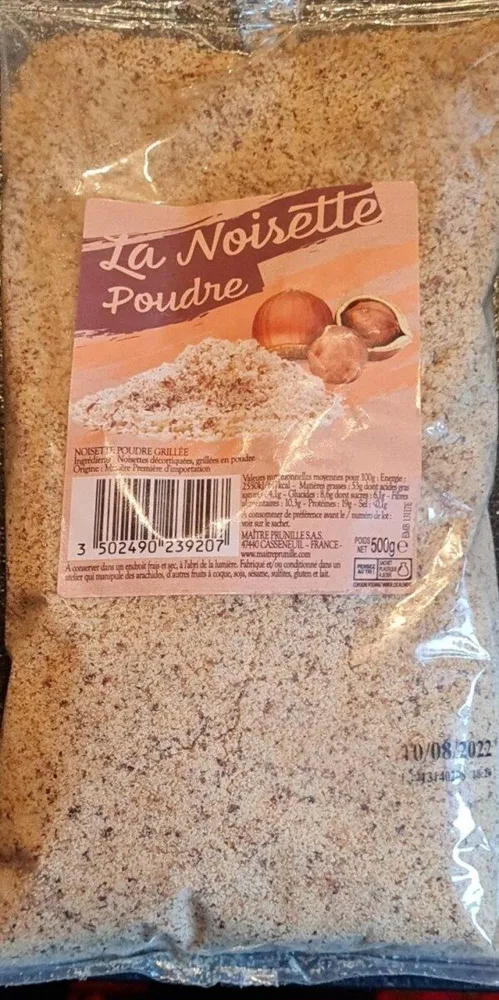 La noisette  poudre