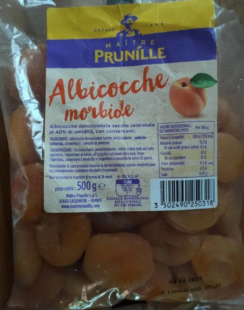 Albicocche morbide