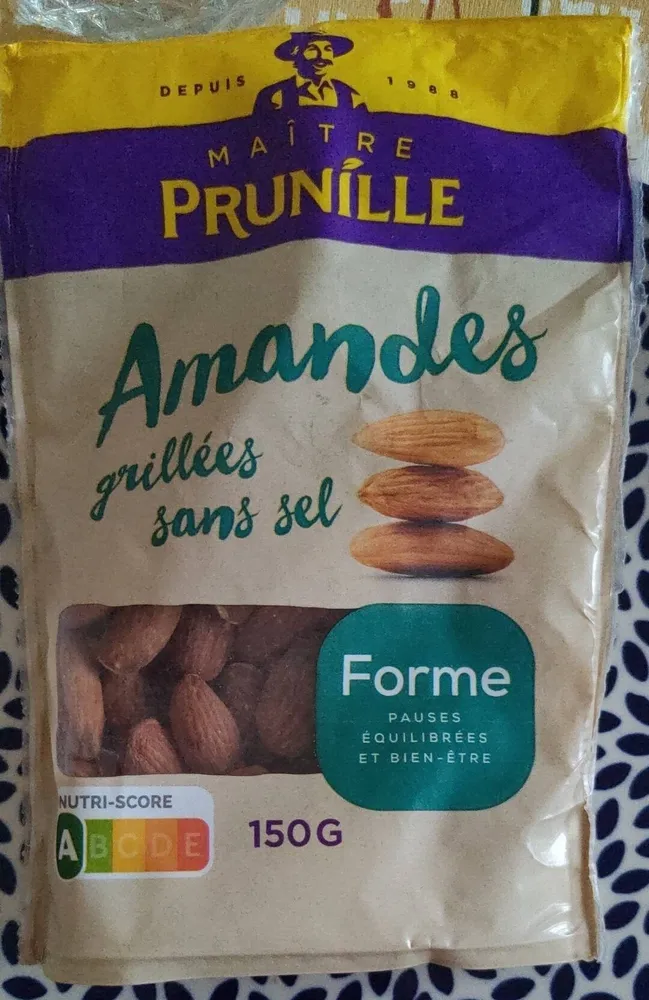 Amandes grillées sans sel